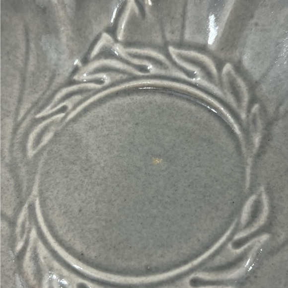 6 Vintage Woodfield by Steubenville Snack Sets Leaf Plates Cups 3 Gray 3 Green - Picture 9 of 10